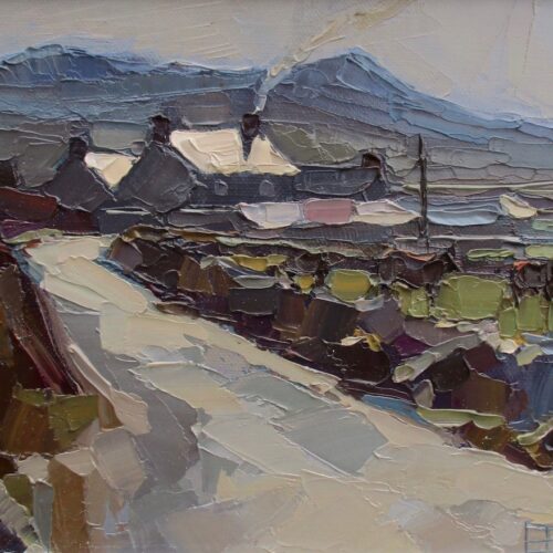 Porthmeor farm. Oil on canvas. 35x29cm. Sold