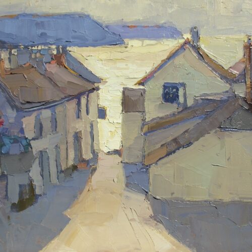 Early morning down River street, Portscatho