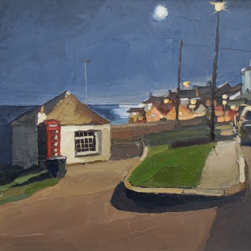 Full moon over the lugger