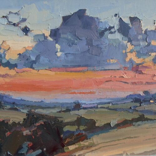 Summer evening above Merrose