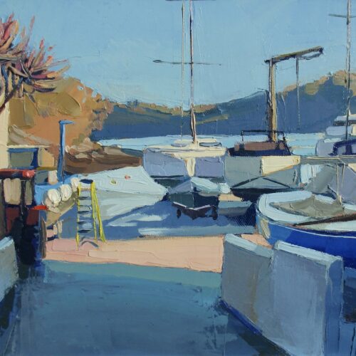 Winter sun, Freshwater boatyard