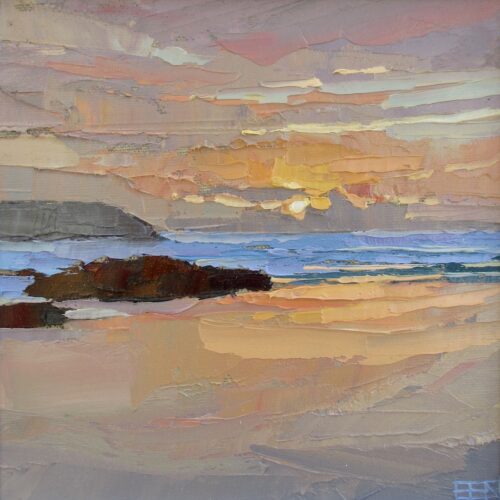 Winter evening, Polzeath