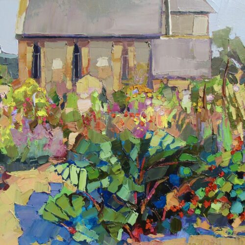 Allotments behind the chapel