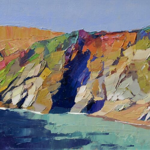 Porthbeor by boat